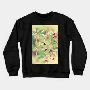 Beautiful Fuchsia Flowers Crewneck Sweatshirt